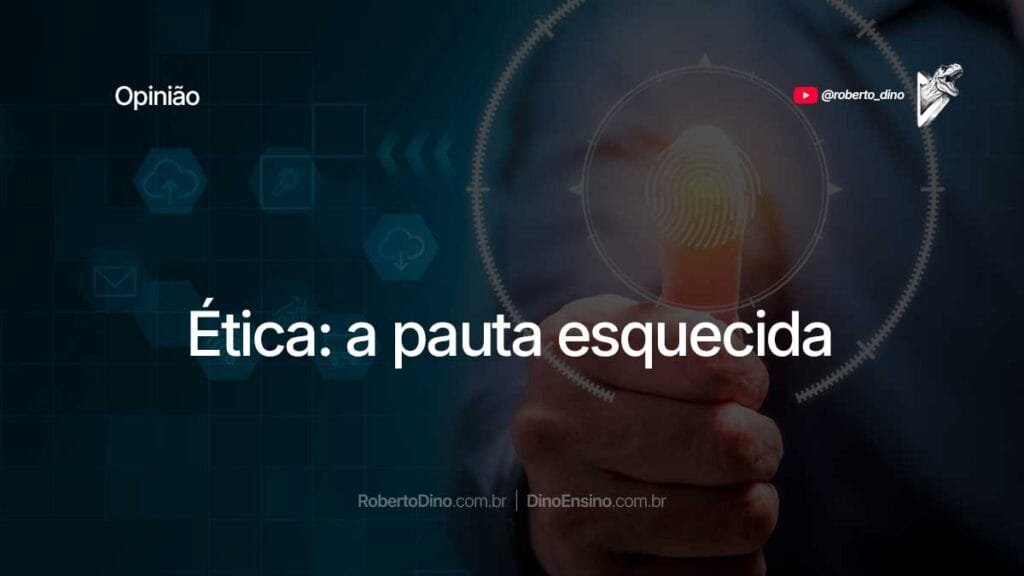 Você pode discordar de mim o quanto quiser, mas dizer que ética é algo valorizado no nosso país, estará mentindo apenas para si mesmo.
