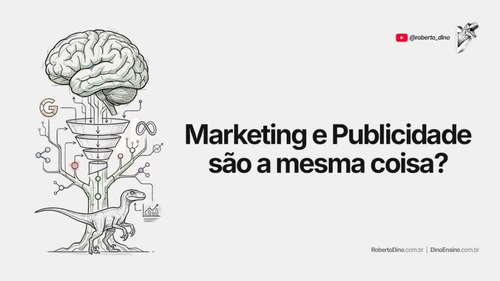 Marketing e publicidade são atividades diferentes e complementares. Entender o papel de cada uma é o que define o crescimento e o sucesso das empresas.