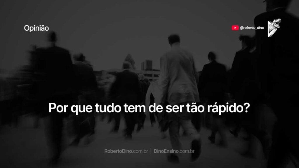 Forçar excessivamente nosso cérebro a processar informações de forma antinatural tão rápido, debilitou a cognição humana.