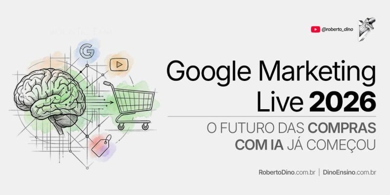 A Era Agêntica chegou nas suas mãos. Tudo que você precisa saber sobre o Google Marketing Live 2026, tá aqui! Não se assuste, parece ficção científica!