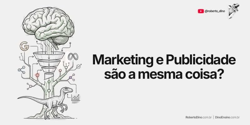 Marketing e publicidade são atividades diferentes e complementares. Entender o papel de cada uma é o que define o crescimento e o sucesso das empresas.