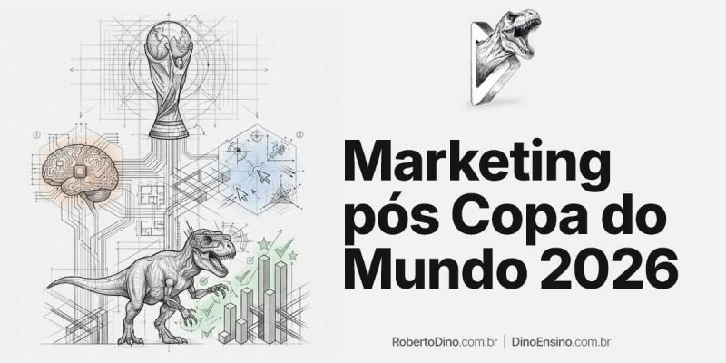 Ilustração em sketch design com título: Marketing pós Copa do Mundo 2026