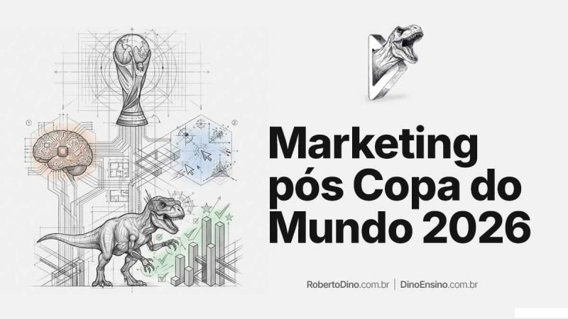 Ilustração em sketch design com título: Marketing pós Copa do Mundo 2026