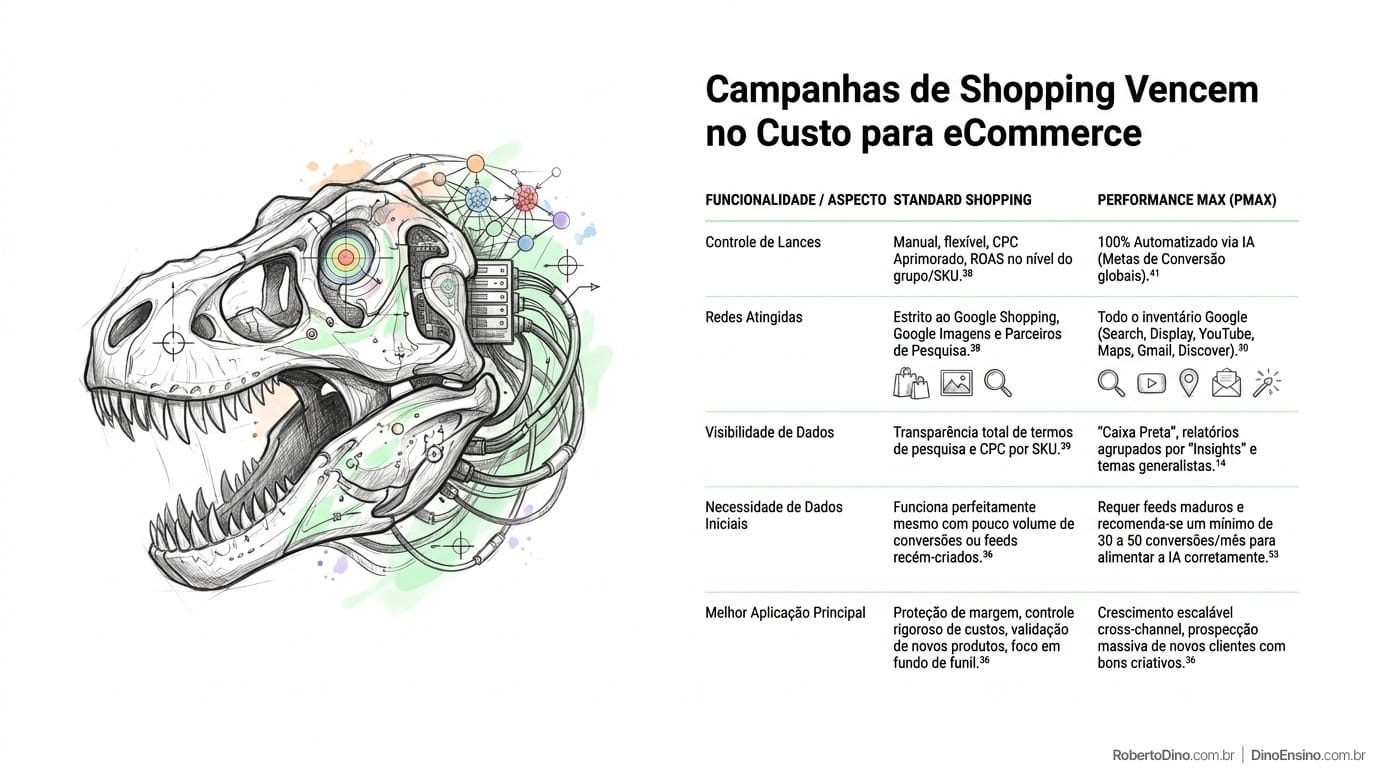 Por que as campanhas de Shopping vencem no custo para operações 100% online