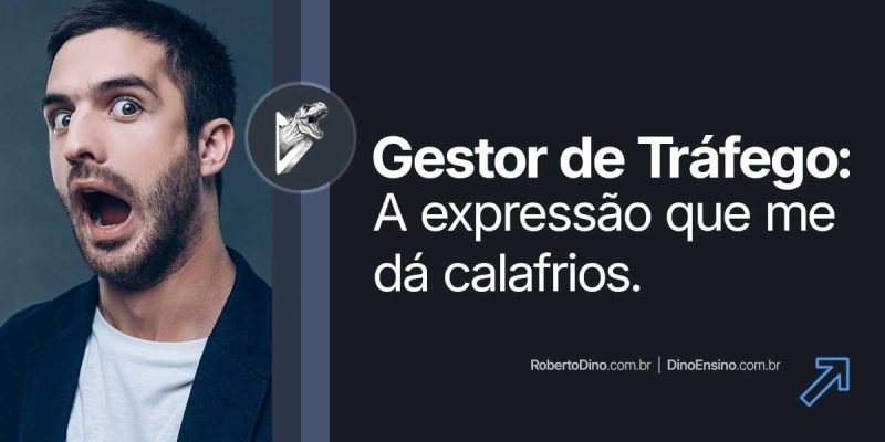 Cada vez que ouço o termo "gestor de tráfego", o frio sobe pela espinha e o pensamento "lá vem fezes por aí".