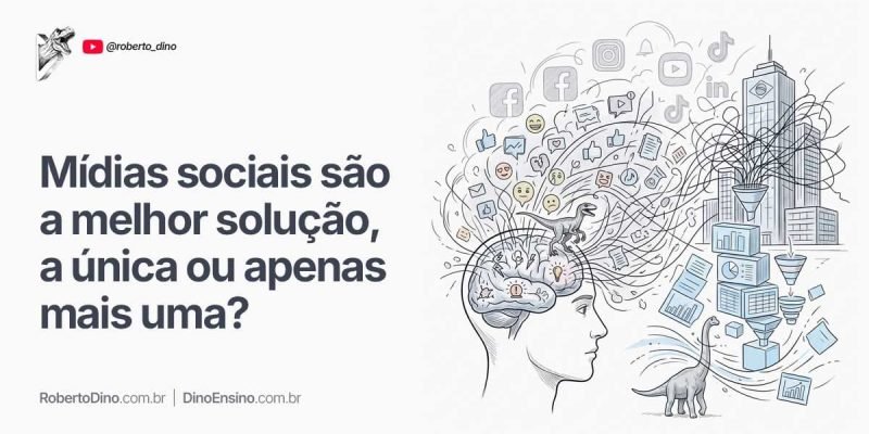 Será que as mídias sociais são o lugar mais indicado para construir e consolidar sua marca, produtos, serviços? Confere aqui!