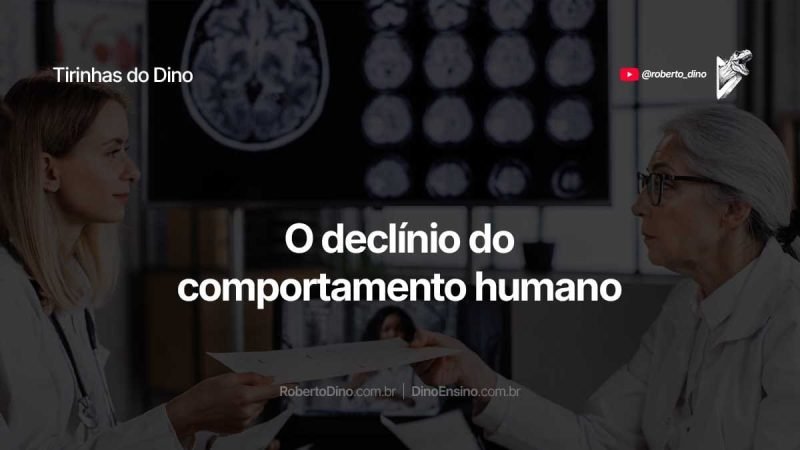 O comportamento humano regrediu, nossa inteligência está reduzindo? Idolatria às máquinas e desprezo pelo conhecimento. E agora?