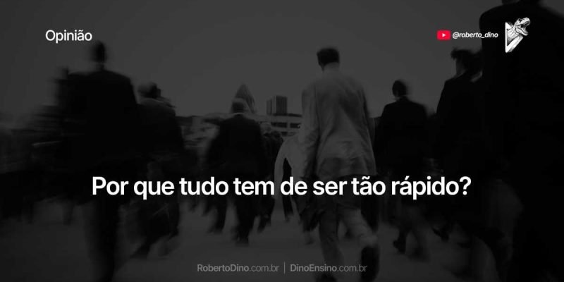 Forçar excessivamente nosso cérebro a processar informações de forma antinatural tão rápido, debilitou a cognição humana.